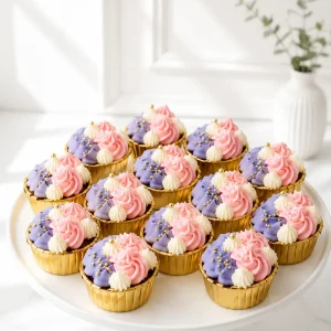 Pastel Buttercream Cupcakes | 6-Piece Set | 01