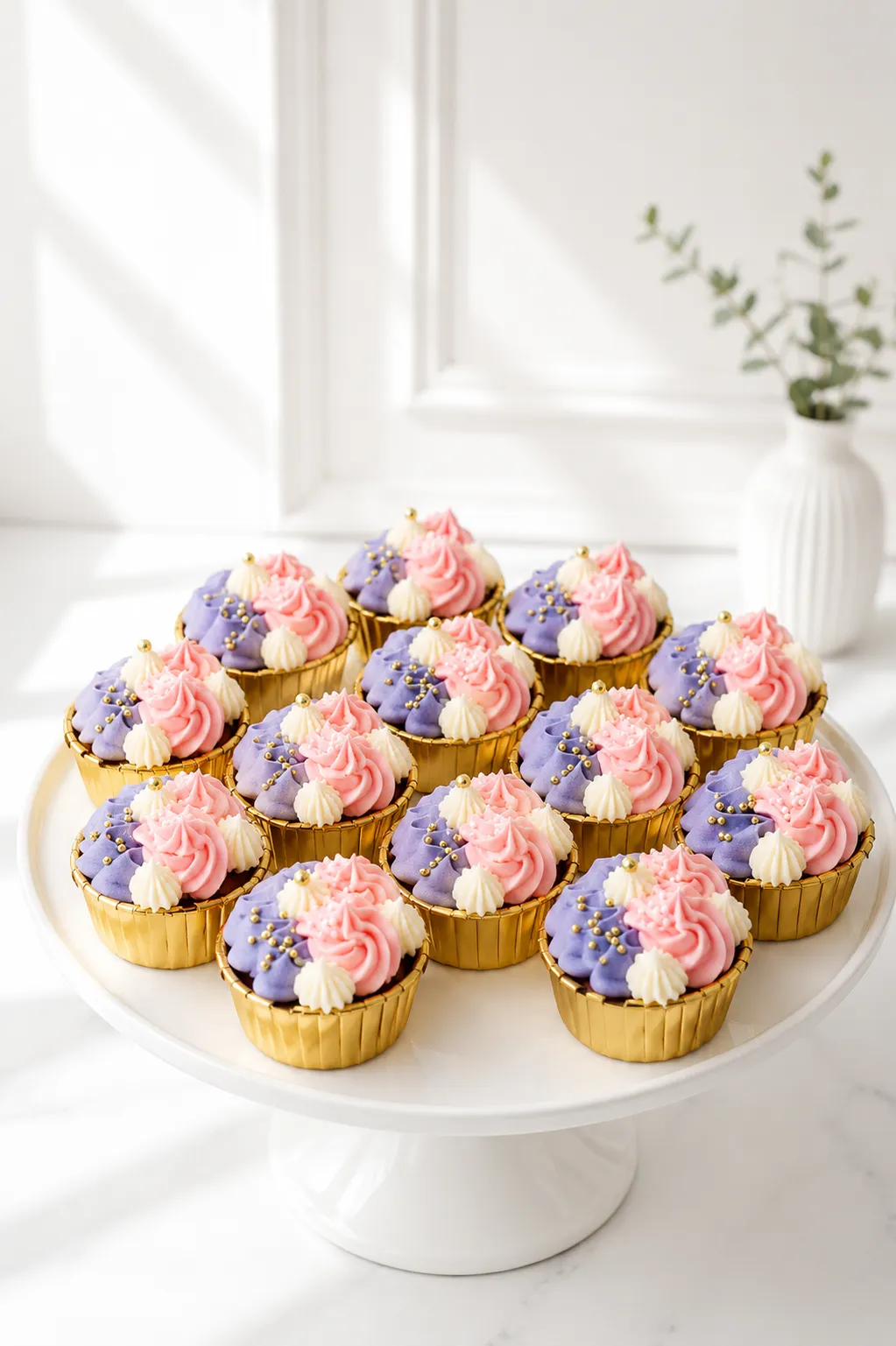 Pastel Buttercream Cupcakes | 6-Piece Set | 01