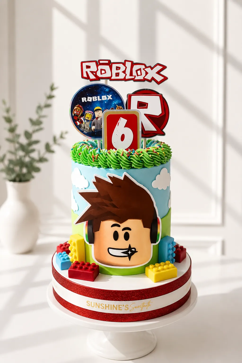 Roblox Birthday Cake | Gaming Theme Cake | 01
