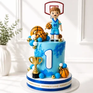 Basketball Birthday Cake | Sports Theme Cake 01