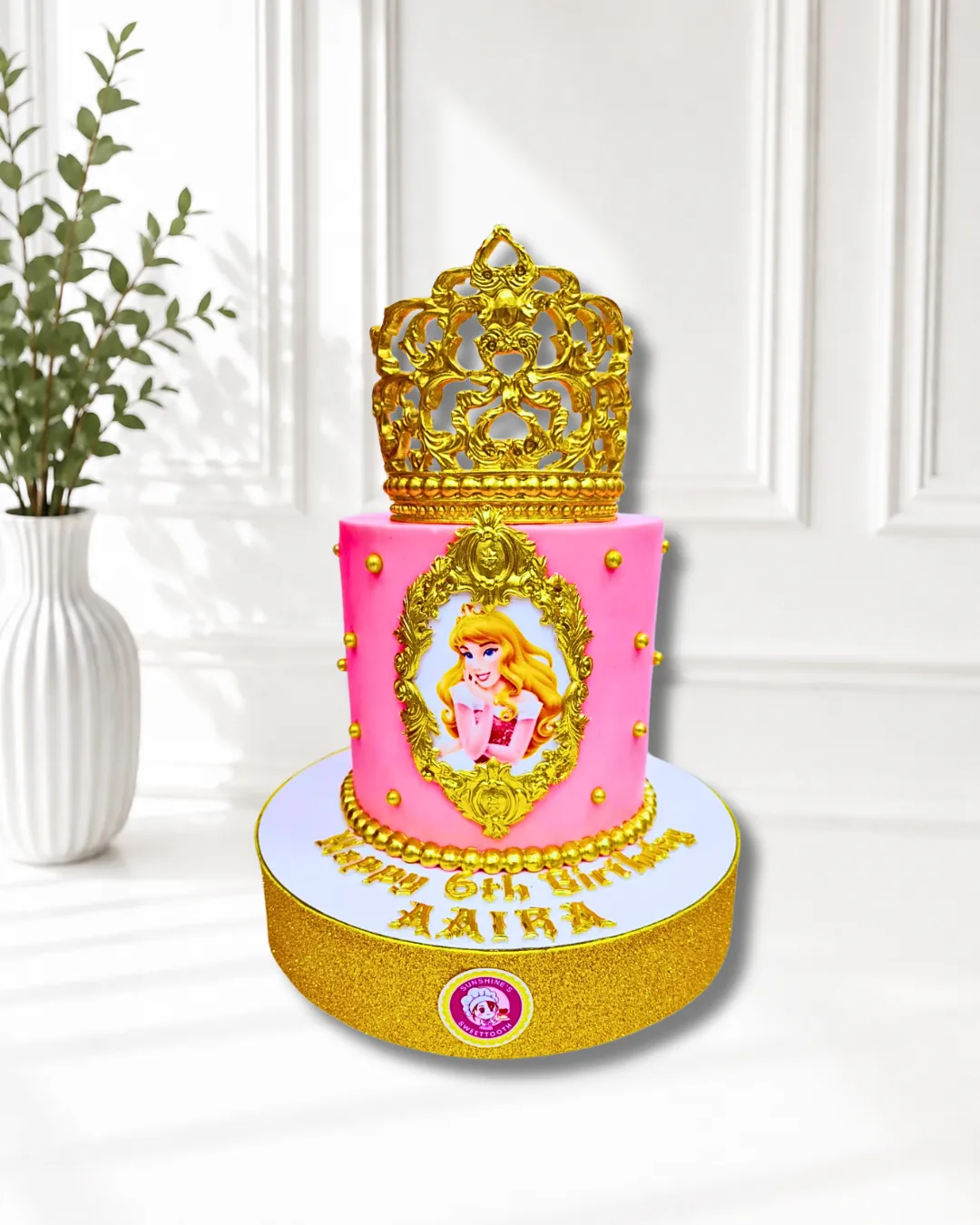 Sleeping Beauty Princess Birthday Cake | Fairytale Theme Cake | 01