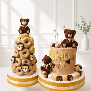 Teddy Bear Birthday Cake Set | Teddy Bear Theme Cake Set | 01