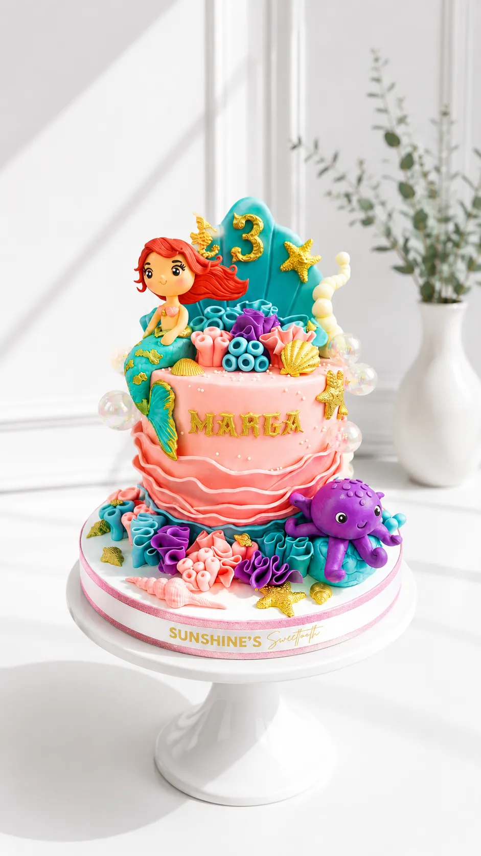 Mermaid Birthday Cake | Under the Sea Cake | 01