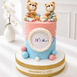 Gender Reveal Cake | Boy or Girl? He or She? Cake | 01