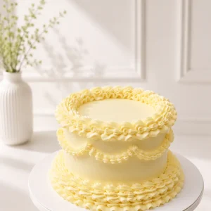 Vintage Buttercream Cake | Lambeth Style Cake | 01