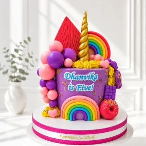 Unicorn Birthday Cake | Magical Theme Cake | 08
