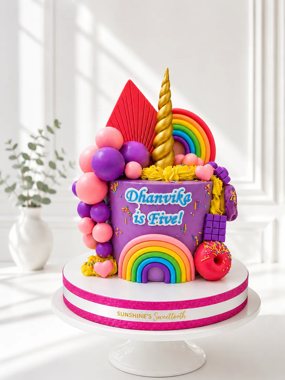 Unicorn Birthday Cake | Magical Theme Cake | 08