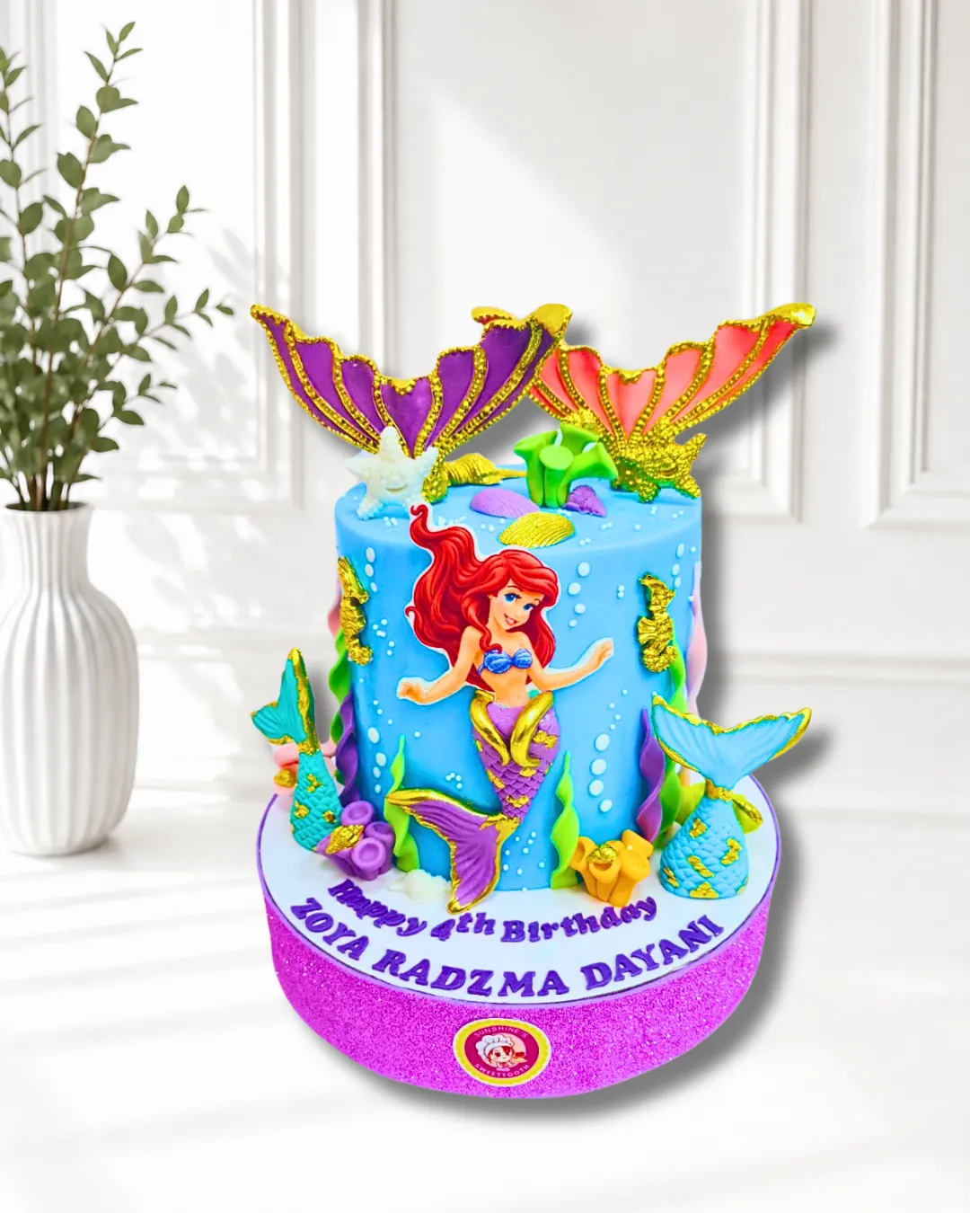 Ariel Mermaid Birthday Cake | Under the Sea Cake | 01