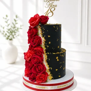 2-Tier Elegant Debut Cake | 18th Birthday Cake | 02
