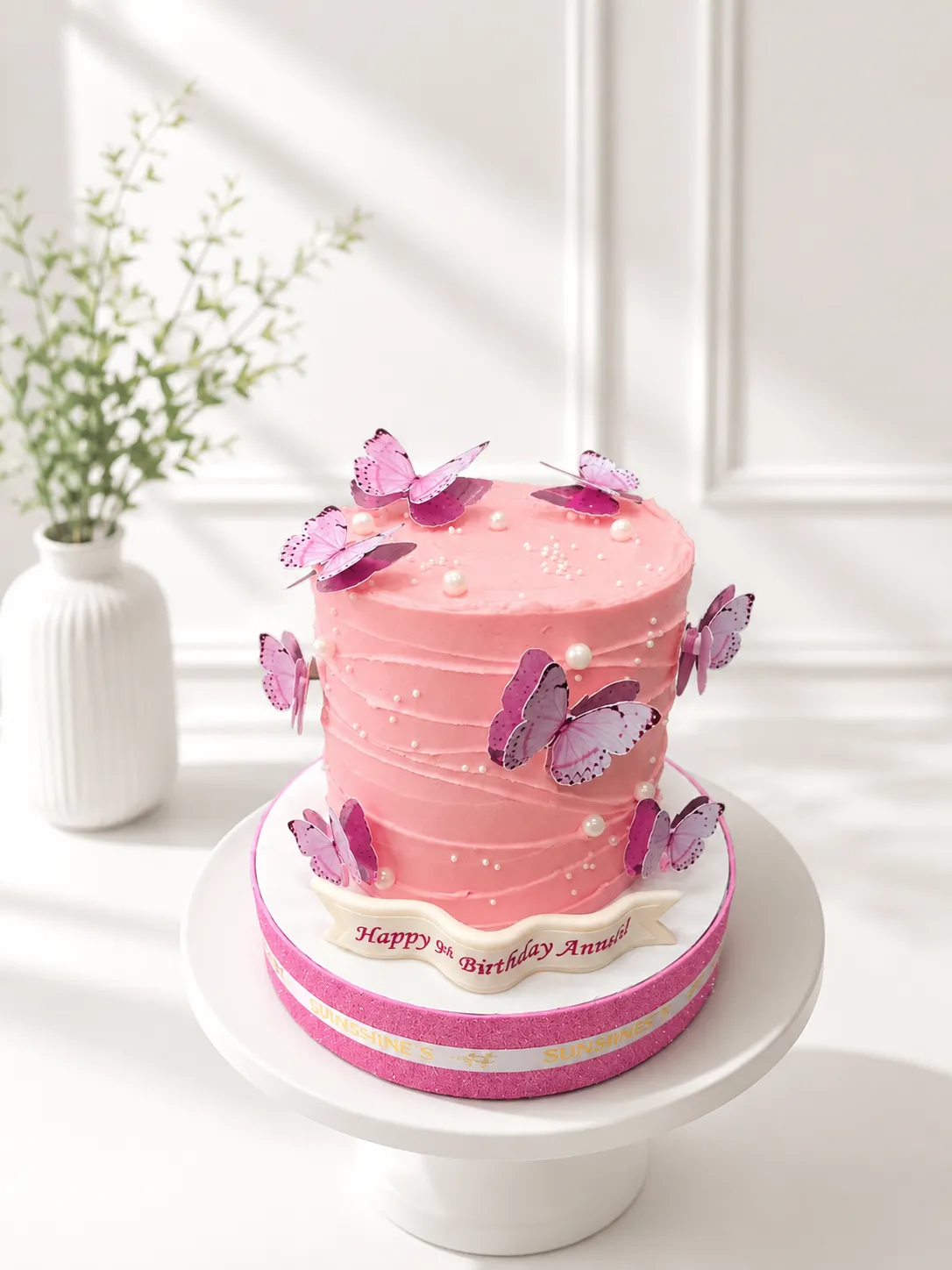 Fairy Birthday Cake | Floral Butterfly Cake | 10