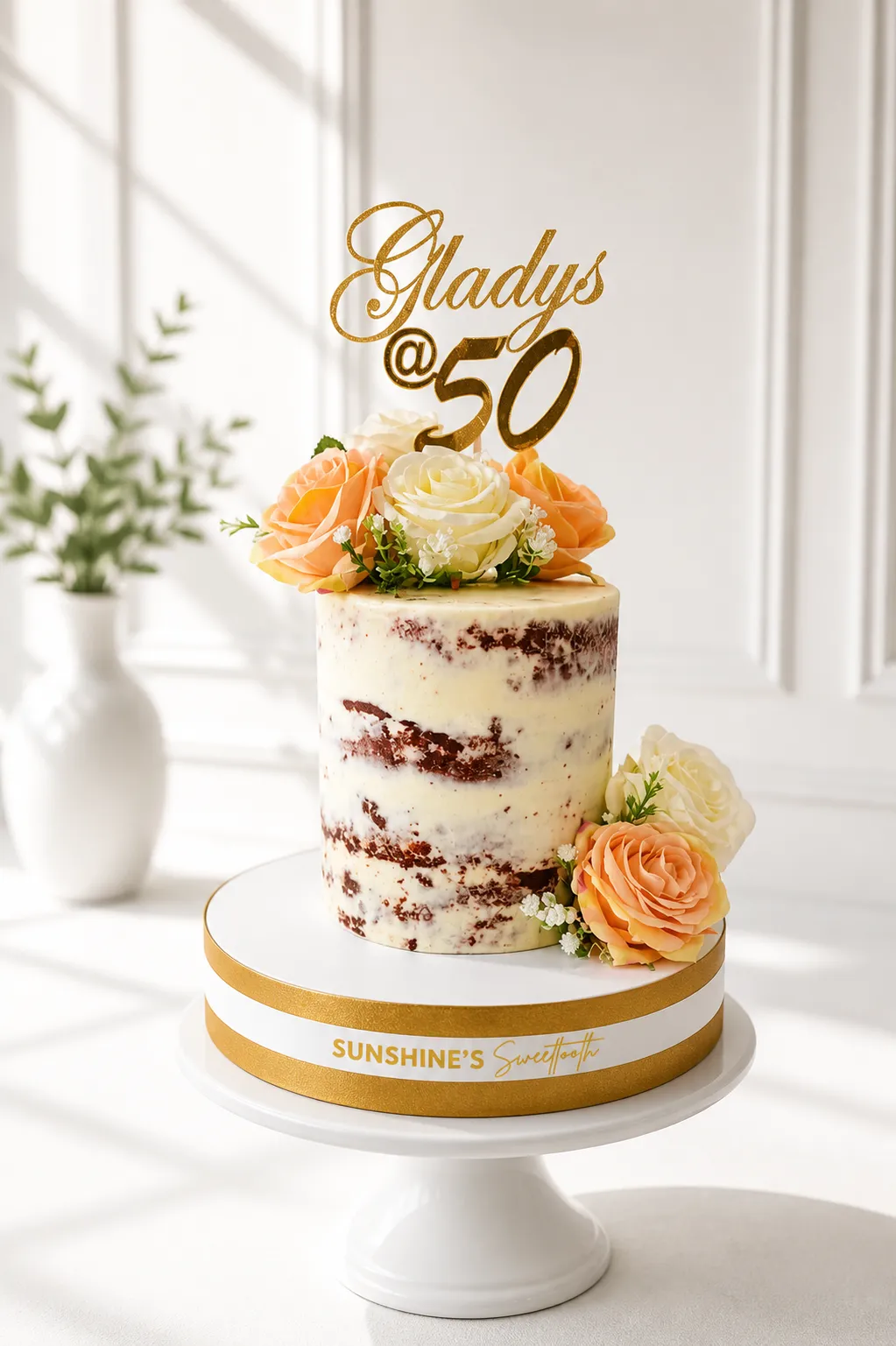 Floral Birthday Cake | Flower Cake | 10