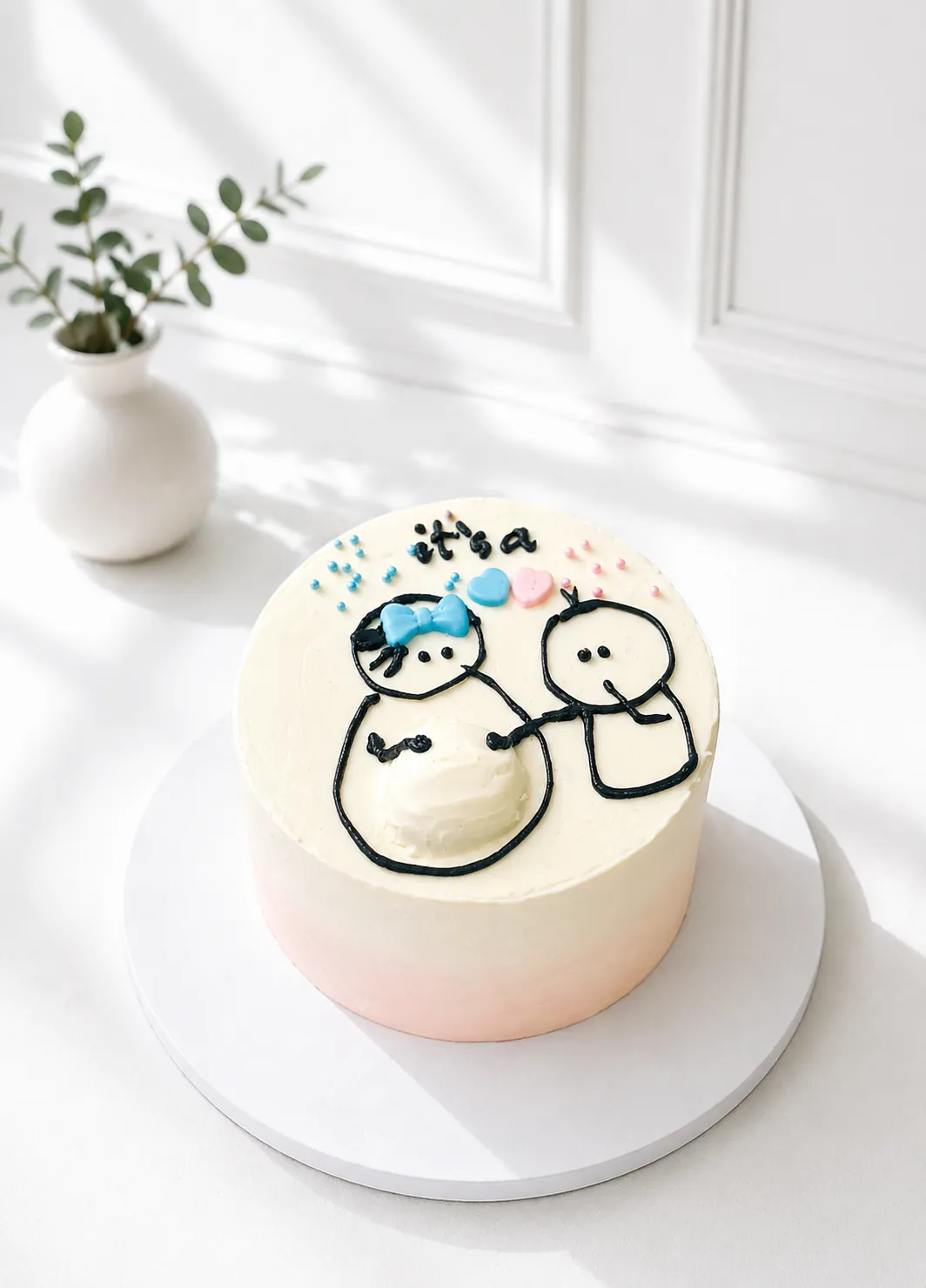 It's A Cake| Midi Gender Reveal Cake | 02