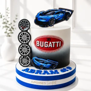 Bugatti Birthday Cake | Supercar Theme Cake | 01