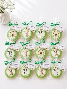 Farm Animals Cookies | Barn Theme Cookies | 6-Piece Cookie Set | 01