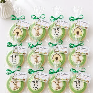 Farm Animals Cookies | Barn Theme Cookies | 6-Piece Cookie Set | 01