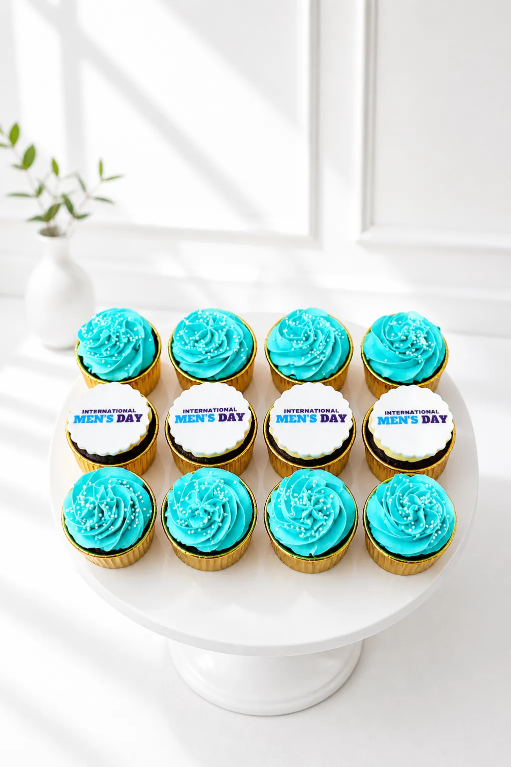 International Men's Day Cupcakes | 6-Piece Set | 01