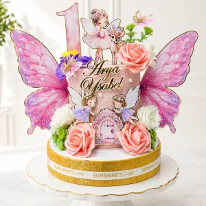 Fairy Birthday Cake | Floral Butterfly Cake | 11