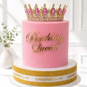 Birthday Queen Crown Cake | Royal Theme Cake | 01