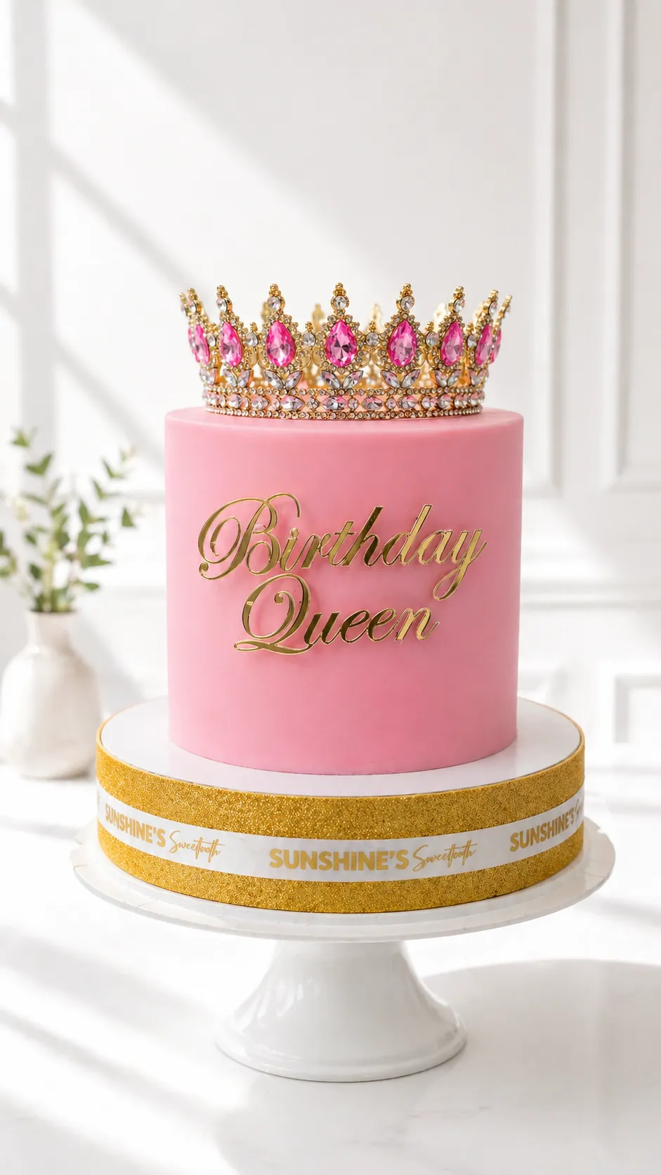 Birthday Queen Crown Cake | Royal Theme Cake | 01