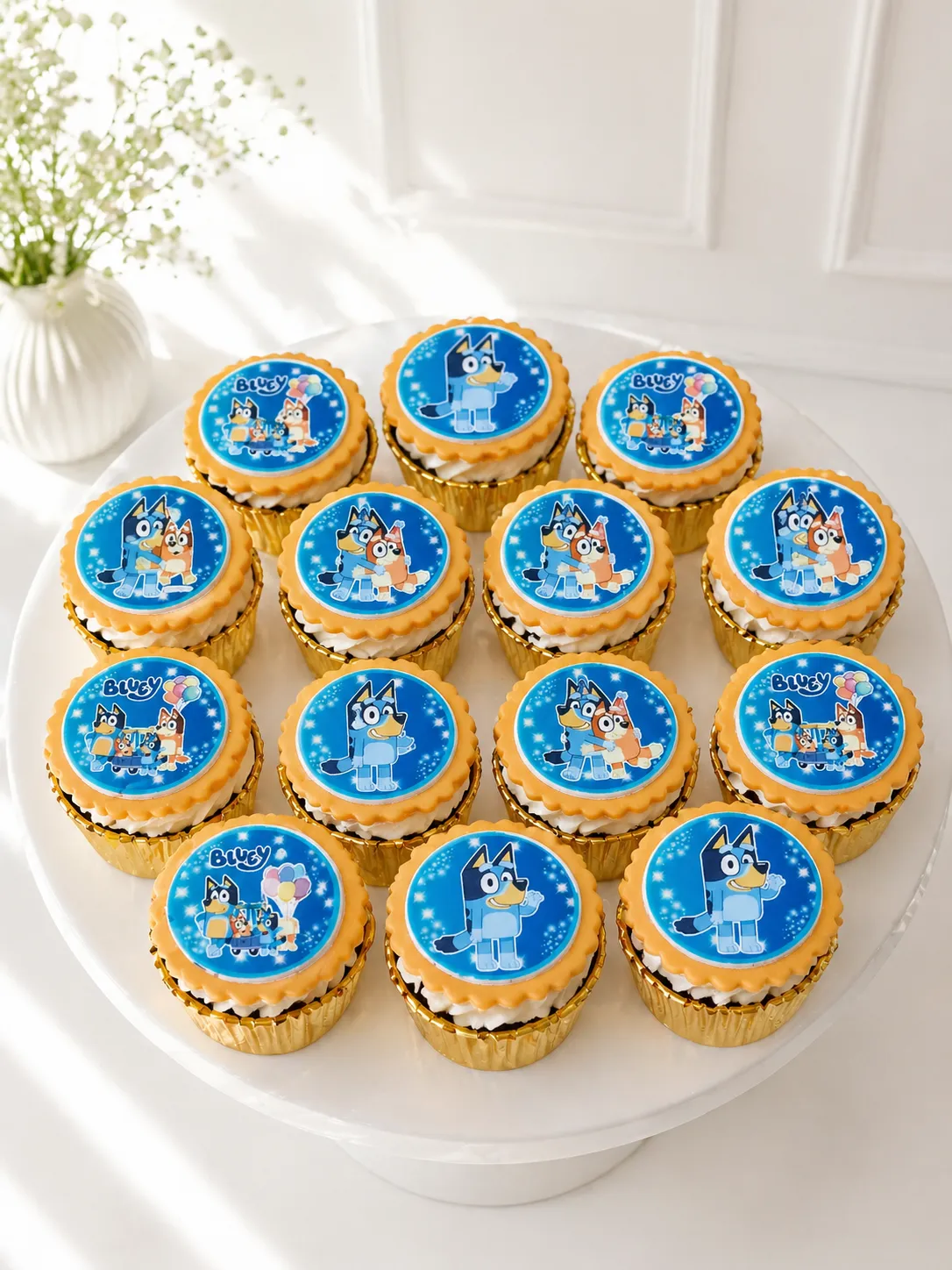 Bluey Cupcakes | 6-Piece Set | 01