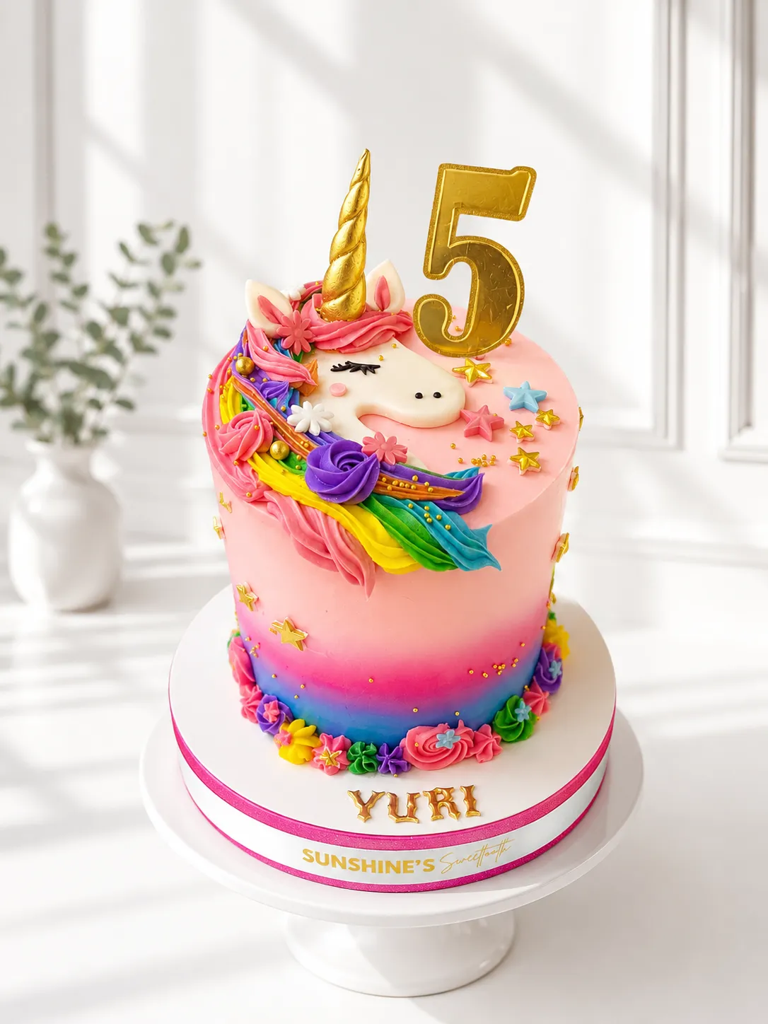 Unicorn Birthday Cake | Magical Theme Cake | 10