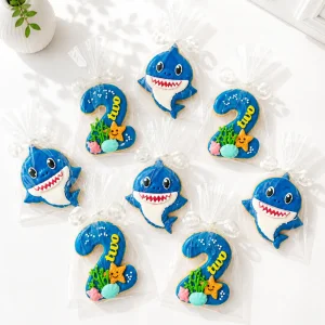 Baby Shark Cookies | Under the Sea Cookies | 6-Piece Cookie Set | 01