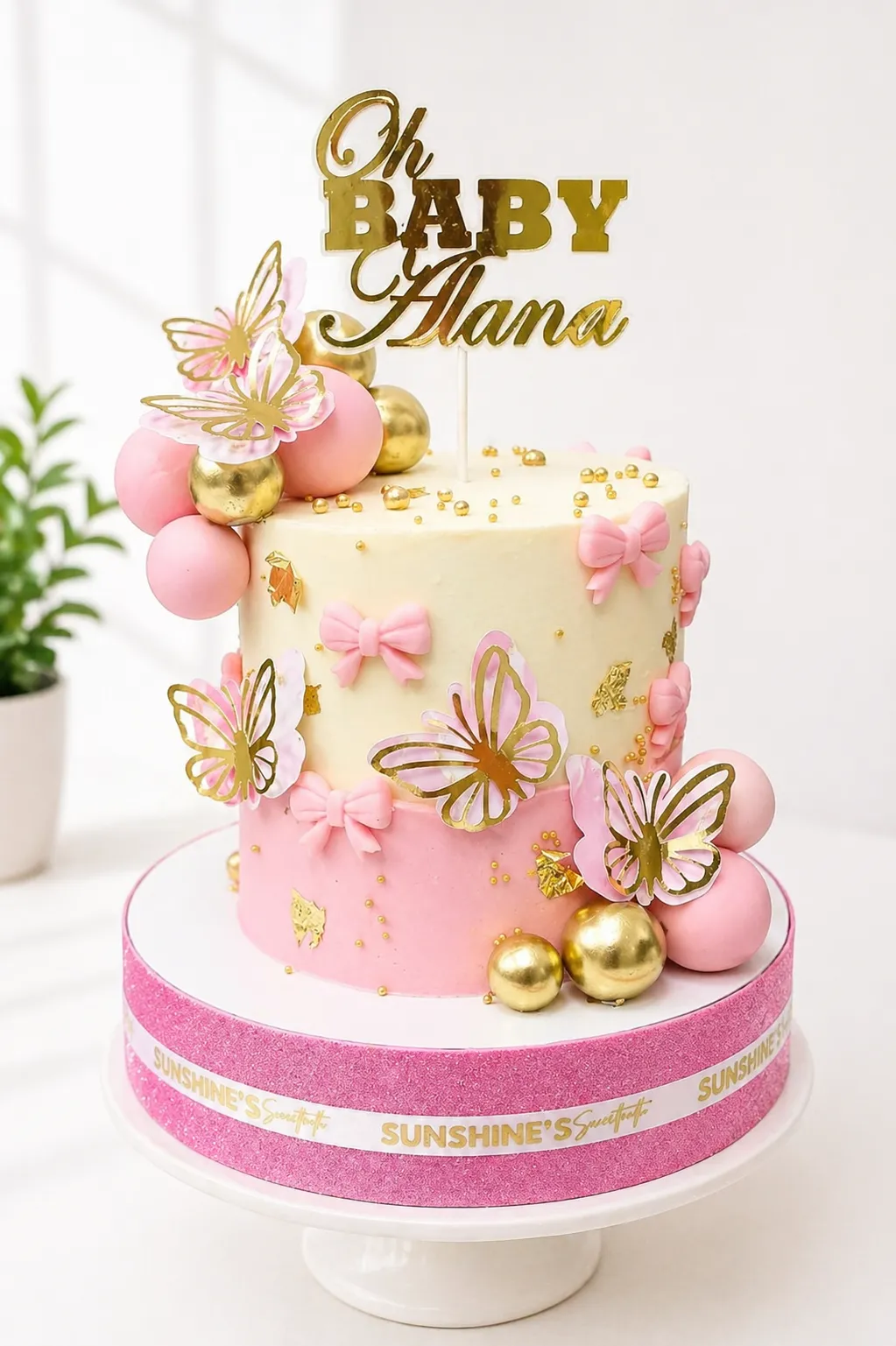 Fairy Birthday Cake | Floral Butterfly Cake | 13