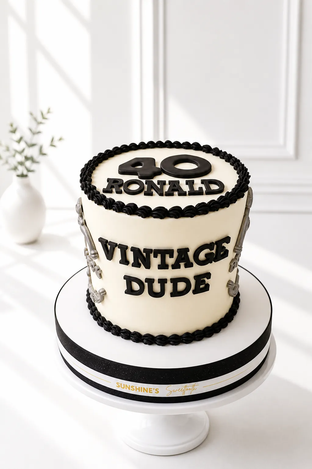 Jack Daniel's-Inspired Birthday Cake | Whiskey Cake | 01
