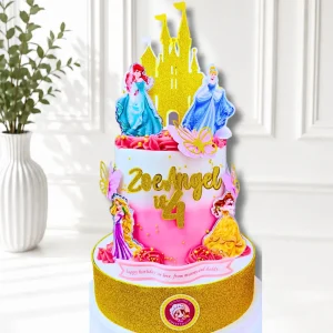 Disney Princess Birthday Cake | Fairytale Theme Cake | 01