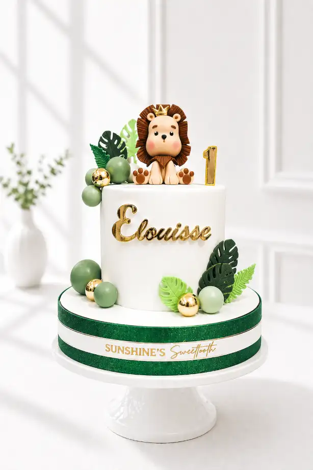Safari Animals Birthday Cake | Jungle Cake | 11