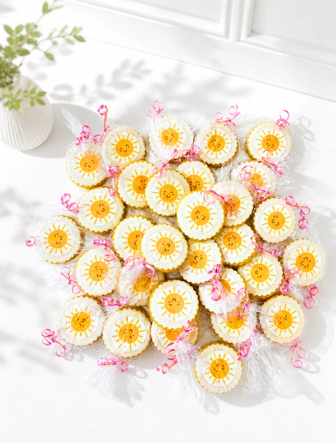 Sun Theme Cookies | Sunshine Birthday Cookies | 6-Piece Cookie Set | 01