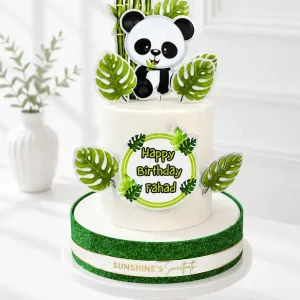 Safari Animals Birthday Cake | Panda Cake
