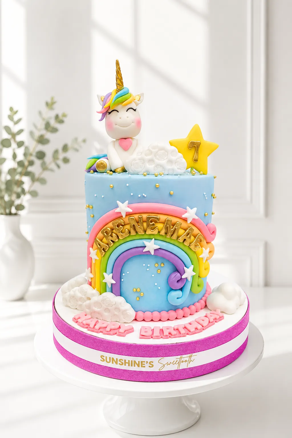 Unicorn Birthday Cake | Magical Theme Cake | 12