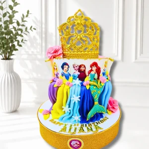 Disney Princess Birthday Cake | Fairytale Theme Cake | 02