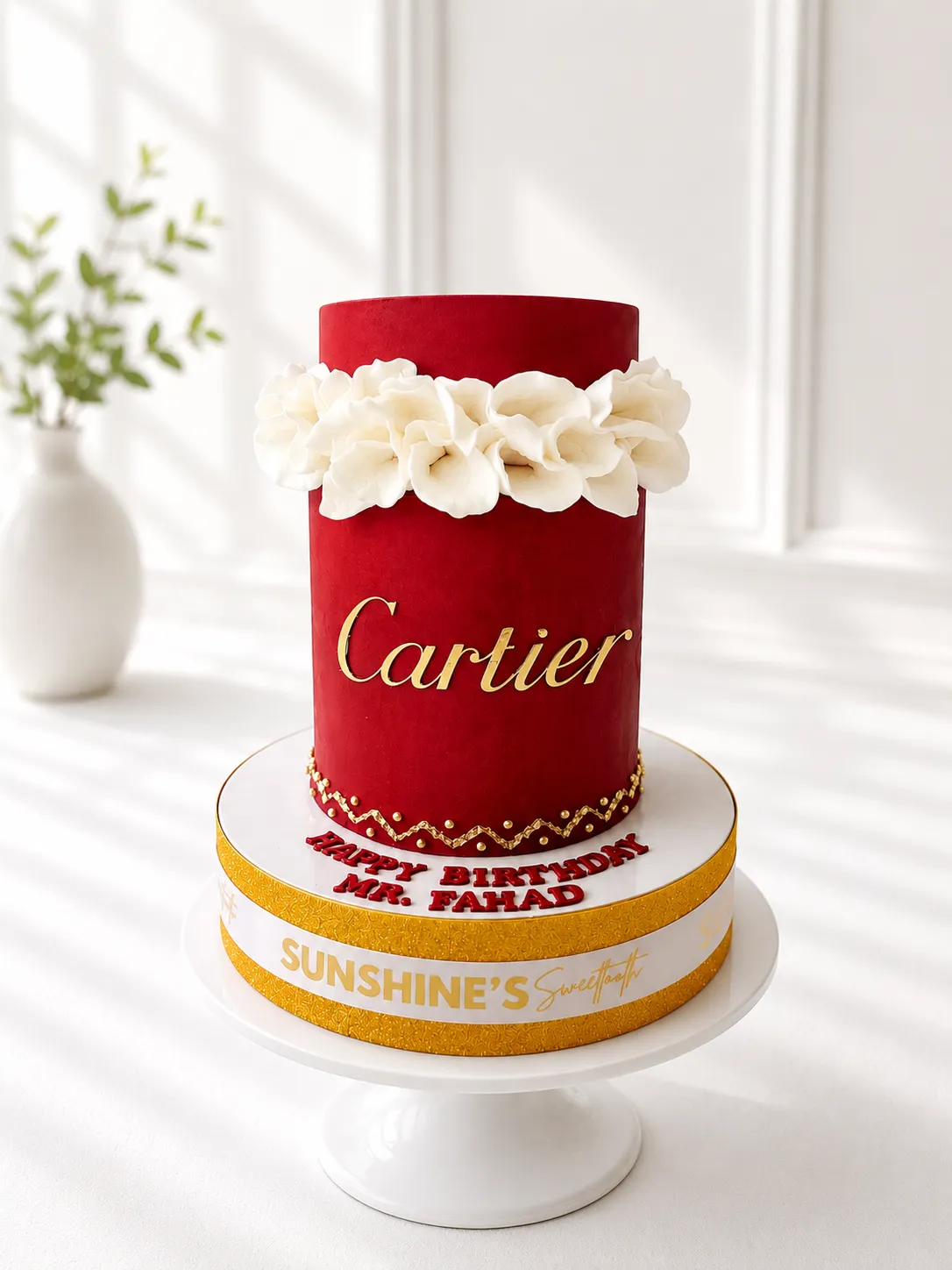 Cartier-Inspired Birthday Cake | Luxury Designer Cake | 01