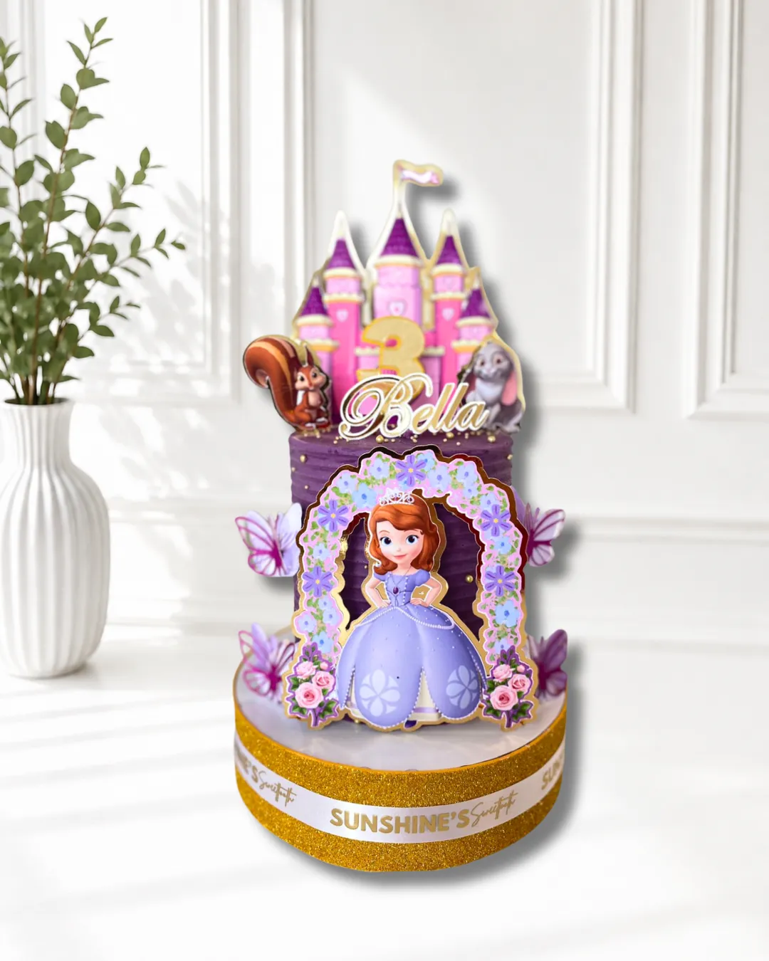 Sofia the First Birthday Cake | Princess Theme Cake | 01
