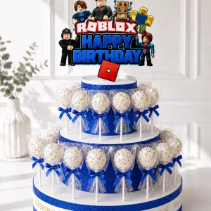 Roblox Cake Pop Tower | Gaming Theme Cake Pop Tower | 01