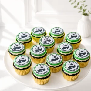 Footbal Cupcakes | 6-Piece Set | 01