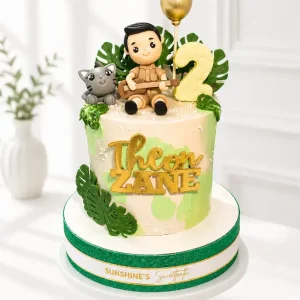 Cat Birthday Cake | Animal Theme Cake | 01