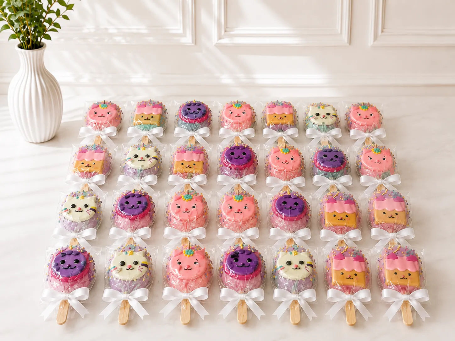 Gabby's Dollhouse Cakesicles | Cartoon Theme Cakesicles | 01
