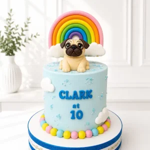 Dog Birthday Cake | Animal Theme Cake | 01