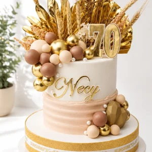 Boho Birthday Cake | Bohemian Style Cake | 01
