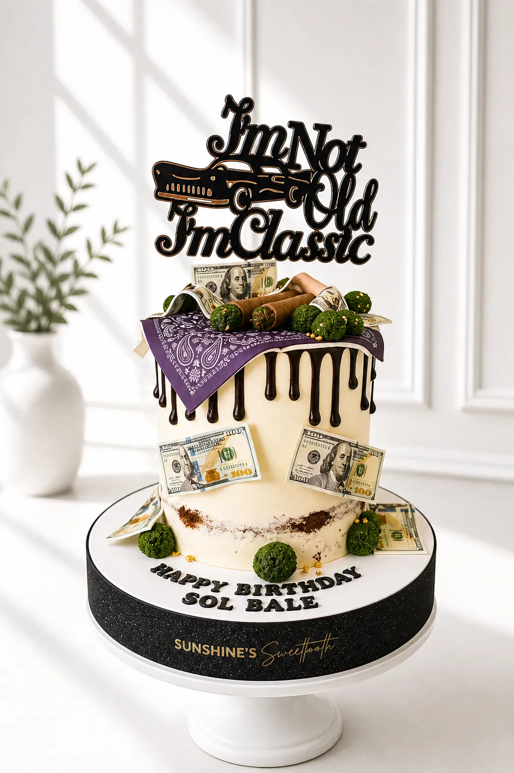 Jack Daniel's-Inspired Birthday Cake | Whiskey Cake | 07