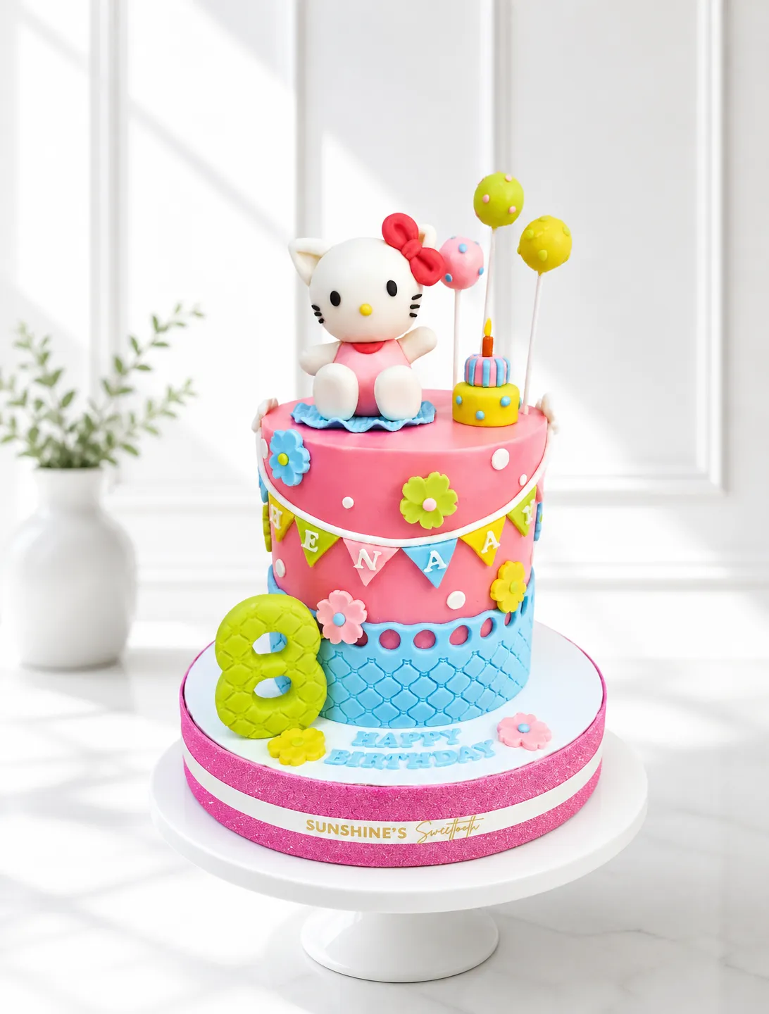 Hello Kitty Birthday Cake | Sanrio Theme Cake | 02