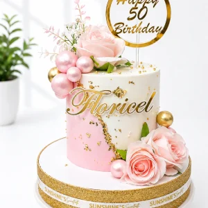Floral Birthday Cake | Flower Cake | 02
