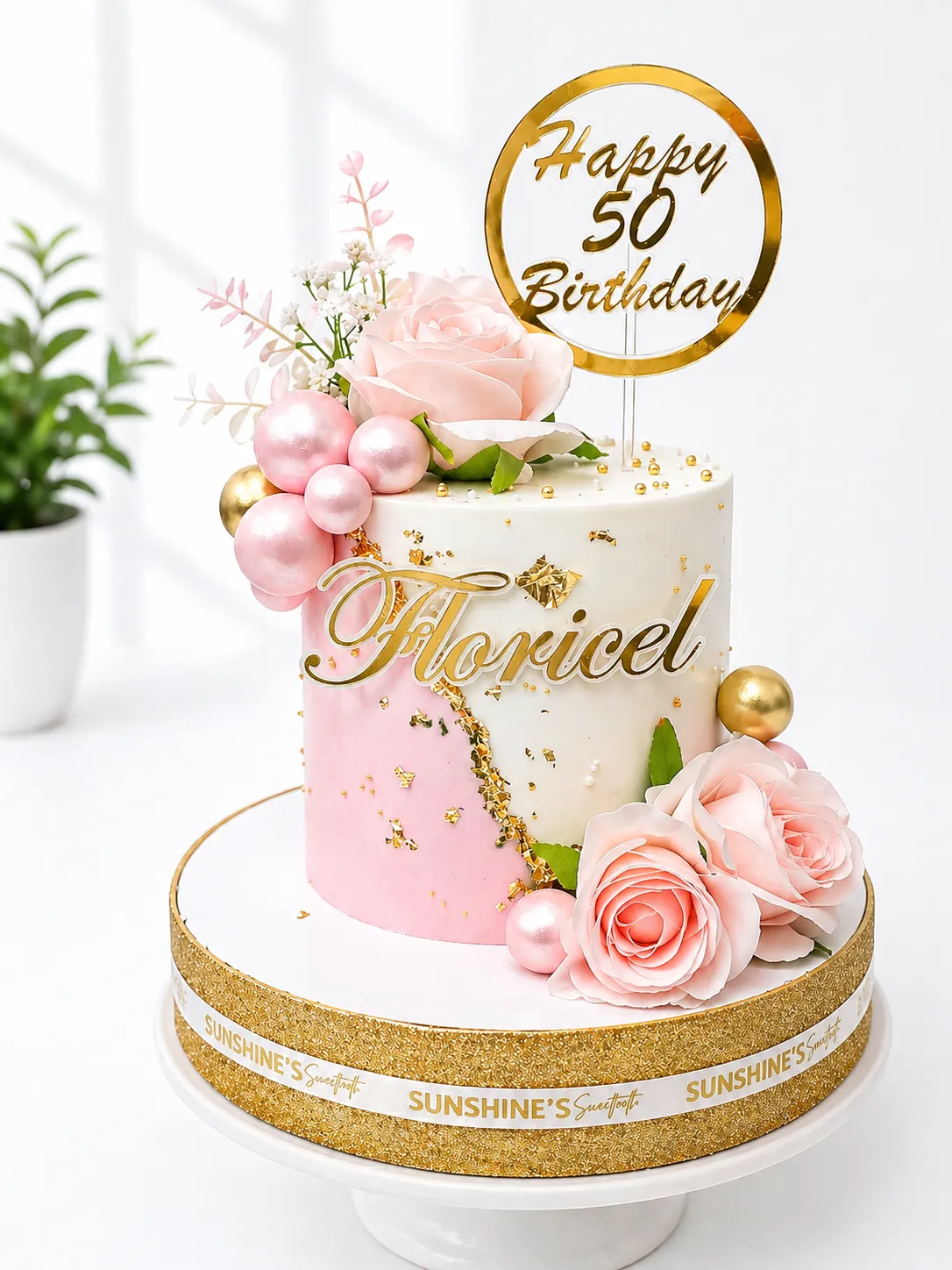 Floral Birthday Cake | Flower Cake | 02