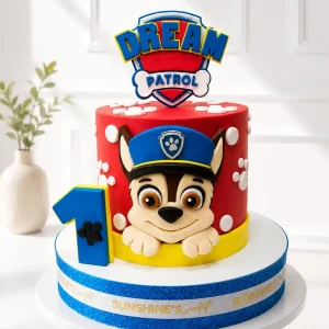 Paw Patrol Birthday Cake | Dog Theme Cake | 01