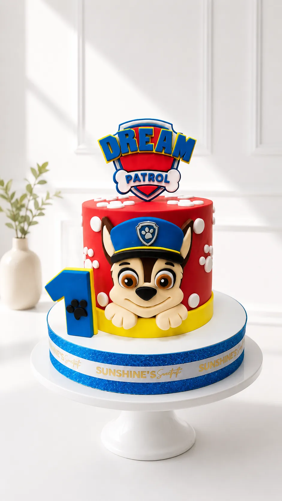 Paw Patrol Birthday Cake | Dog Theme Cake | 01