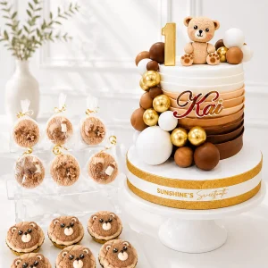 Teddy Bear Birthday Cake Set | Teddy Bear Theme Cake Set | 02