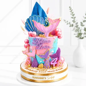 Mermaid Birthday Cake | Under the Sea Cake | 02